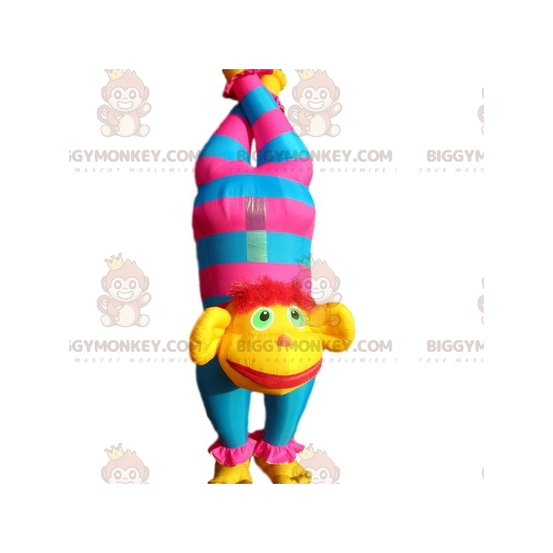 Circus Monkey Opblaasbaar BIGGYMONKEY™-mascottekostuum met