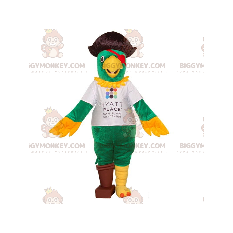 Costume de mascotte BIGGYMONKEY™ de perroquet habillé en