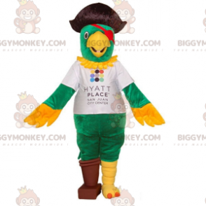 Costume de mascotte BIGGYMONKEY™ de perroquet habillé en