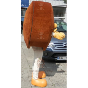 Disfraz de mascota BIGGYMONKEY™ de galleta redonda gigante