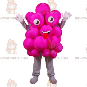 Pink Grapes BIGGYMONKEY™ maskotkostume. Festligt Pink