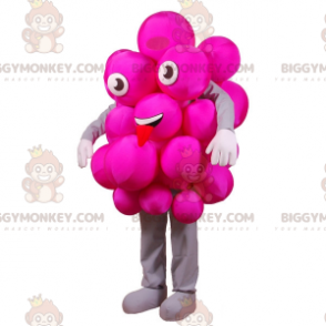 Kostium maskotki Różowe Winogrona BIGGYMONKEY™. Świąteczny