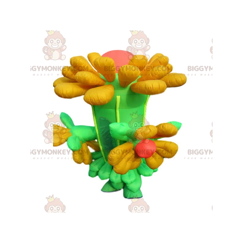 Giant Inflatable Flower BIGGYMONKEY™ Mascot Costume. flower