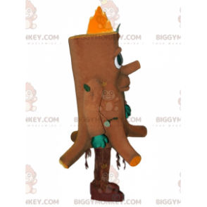 Costume da mascotte BIGGYMONKEY™ con un tronco d'albero gigante