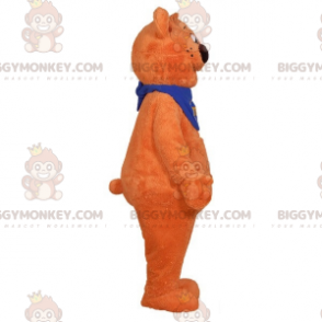 Soft and Cute Orange Teddy Bear BIGGYMONKEY™ Mascot Costume –