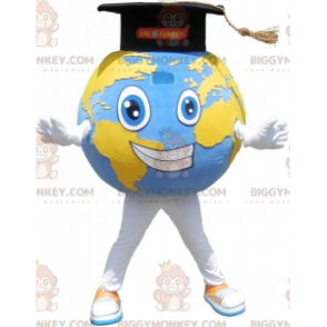 Στολή μασκότ BIGGYMONKEY™ Giant World Map με καπέλο για