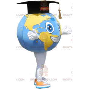 Στολή μασκότ BIGGYMONKEY™ Giant World Map με καπέλο για