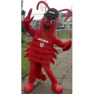 Lobster BIGGYMONKEY™ mascottekostuum. Gigantische langoesten