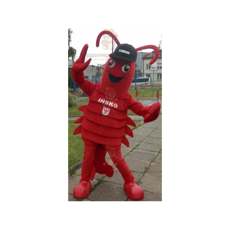 Lobster BIGGYMONKEY™ mascottekostuum. Gigantische langoesten