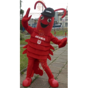 Lobster BIGGYMONKEY™ mascot costume. Giant Crawfish