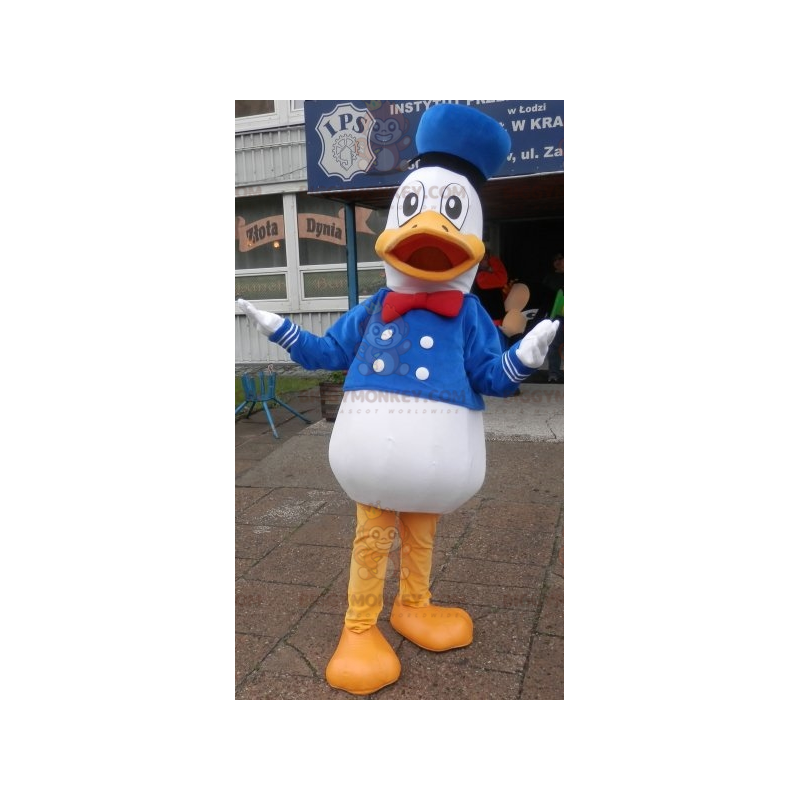 Kostým maskota Disneyho slavného kačera Donalda BIGGYMONKEY™ –