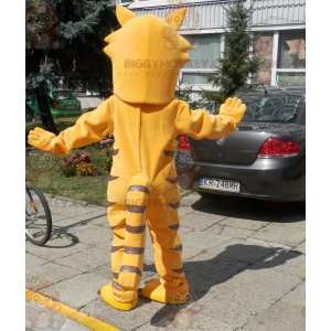 Kostým maskota oranžově hnědé kočky BIGGYMONKEY™. Kočičí kostým