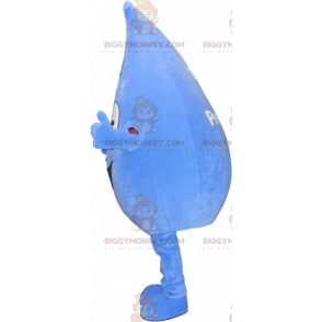 Costume da mascotte BIGGYMONKEY™ con goccia d'acqua sorridente