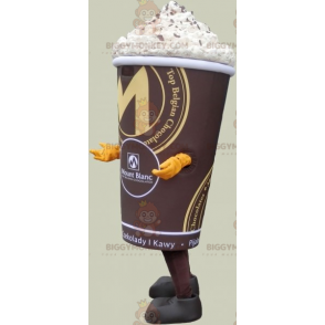 Chocolate Drink with Whipped Cream BIGGYMONKEY™ Mascot Costume