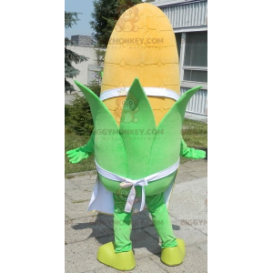 Giant Corn Cob BIGGYMONKEY™ Mascot Costume with Green Eyes and