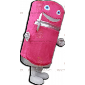 Soft and Cute Pink Dispenser Fridge BIGGYMONKEY™ Mascot Costume