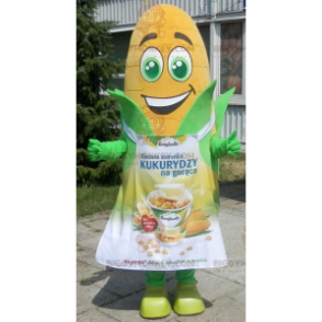 Giant Corn Cob BIGGYMONKEY™ Mascot Costume with Apron –