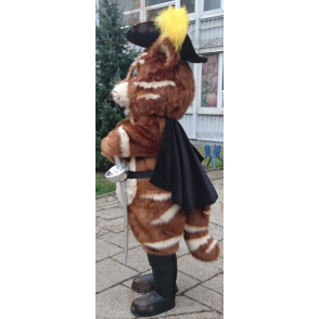 Puss in Boots BIGGYMONKEY™ maskotkostume med hat og støvler -