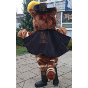 Costume de mascotte BIGGYMONKEY™ du chat botté avec un chapeau