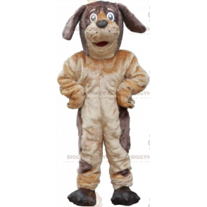 Brązowy i jasnobrązowy kostium maskotki dla psa BIGGYMONKEY™ -