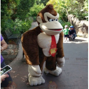 Kostým maskota ze slavné gorilí videohry Donkey Konga