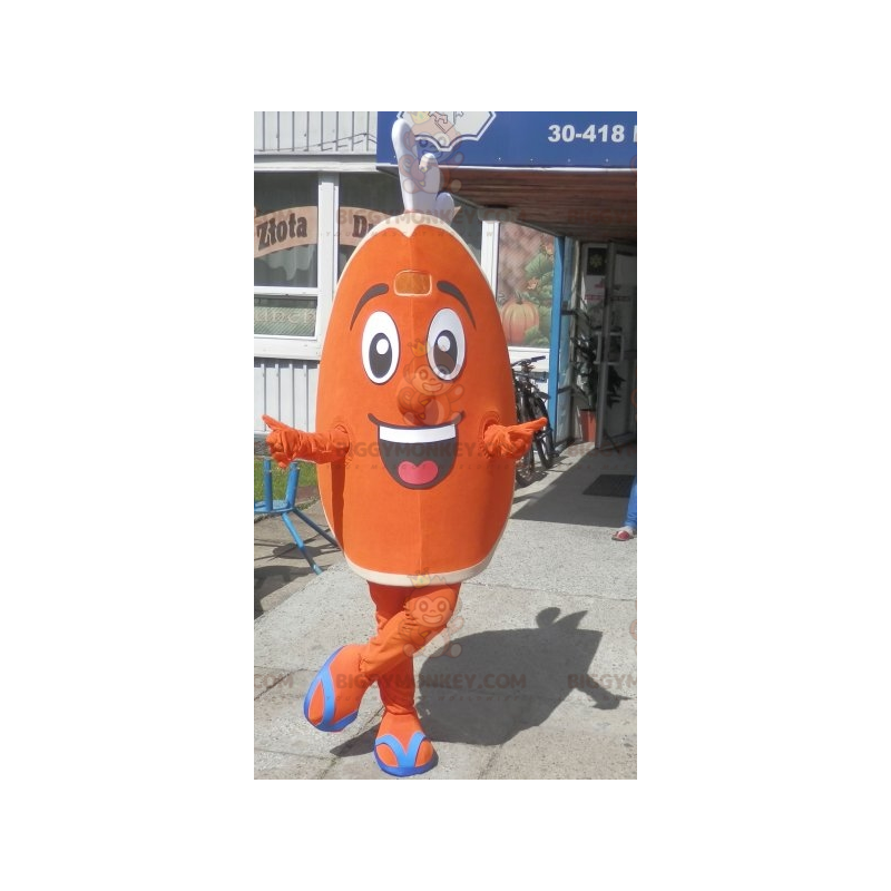 Orange wedge BIGGYMONKEY™ mascot costume. Citrus BIGGYMONKEY™