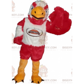 Disfraz de mascota BIGGYMONKEY™ de buitre águila pájaro blanco