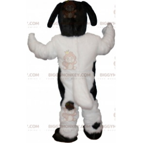 Simpatico costume mascotte BIGGYMONKEY™ cane peloso bianco e