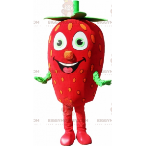 Στολή μασκότ Giant Strawberry BIGGYMONKEY™. Στολή μασκότ