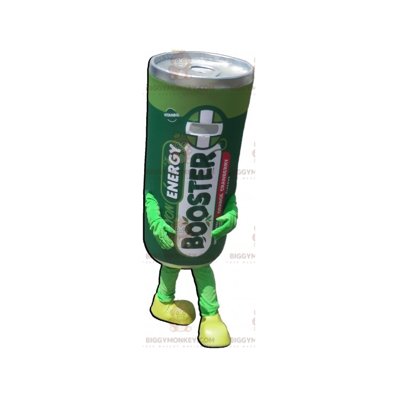 Giant Electric Battery BIGGYMONKEY™ Mascot Costume. Green Stack