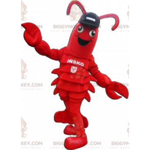 Costume de mascotte BIGGYMONKEY™ de homard. Costume de mascotte