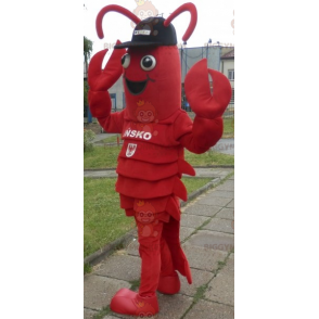 Costume de mascotte BIGGYMONKEY™ de homard. Costume de mascotte