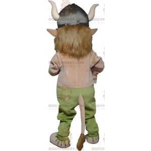 Traje de mascote Troll Leprechaun BIGGYMONKEY™ com capacete