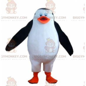 Costume de mascotte BIGGYMONKEY™ de pingouin blanc noir et