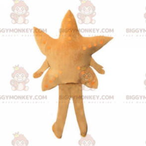 Cute Smiling Beige Starfish BIGGYMONKEY™ Mascot Costume –