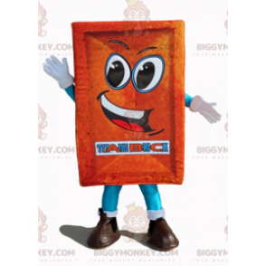 BIGGYMONKEY™ mascottekostuum met glimlach, gigantische rode