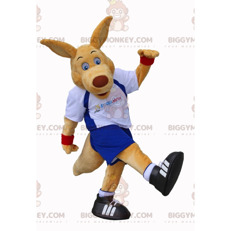 BIGGYMONKEY™ Giant Kangaroo Mascot Costume In Sportswear –