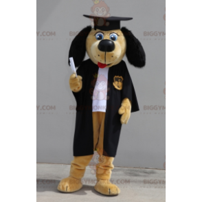 Graduate Dog BIGGYMONKEY™ maskotkostume. Frisk uddannet