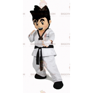 Karateka BIGGYMONKEY™ maskotdräkt. Karate Boy BIGGYMONKEY™