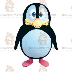 Black White and Yellow Penguin BIGGYMONKEY™ Mascot Costume.