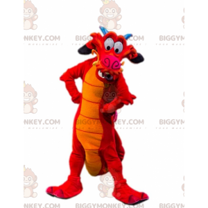 Costume de mascotte BIGGYMONKEY™ de Mushu dragon du dessin