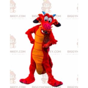 BIGGYMONKEY™ Mushu berühmtes Drachen-Maskottchen-Kostüm aus