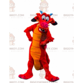 Kostým slavného maskota draka BIGGYMONKEY™ Mushu od Cartoon