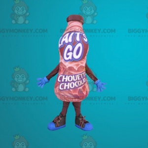 Costume da mascotte BIGGYMONKEY™ con bottiglia di bevanda al