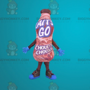 Traje de mascote de garrafa de chocolate gigante BIGGYMONKEY™ –