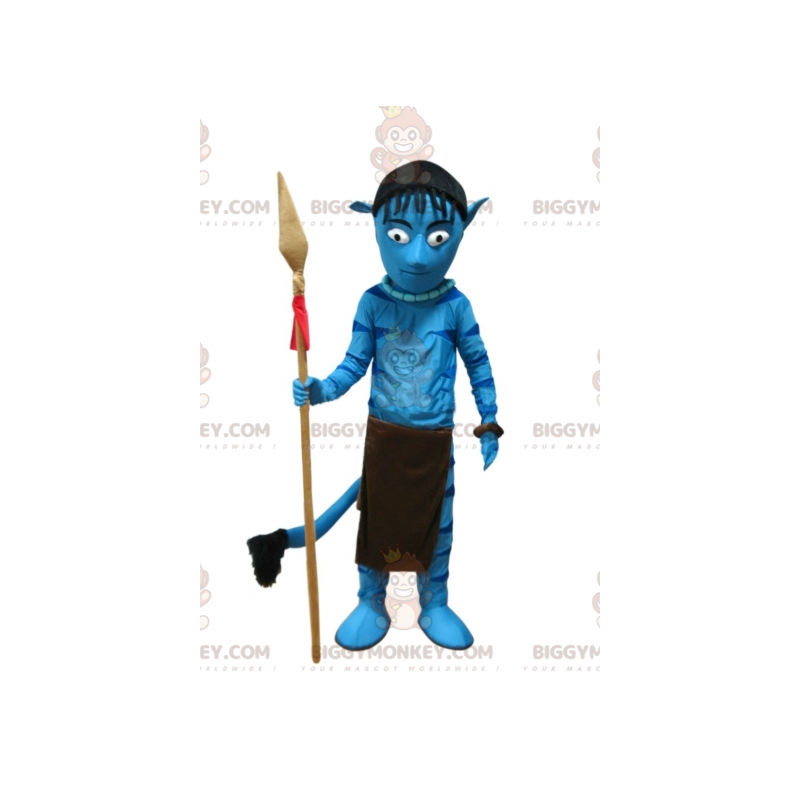 Costume da mascotte BIGGYMONKEY™ Creatura blu. BIGGYMONKEY™