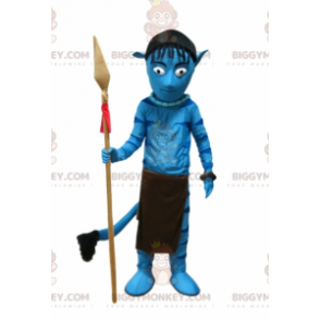 Costume da mascotte BIGGYMONKEY™ Creatura blu. BIGGYMONKEY™