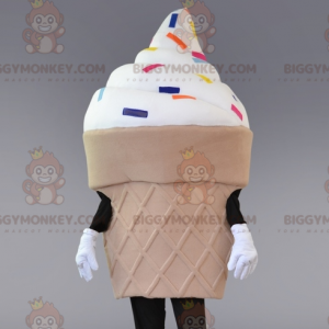 Kostým maskota Ice Cream BIGGYMONKEY™. Kostým maskota