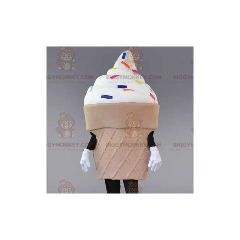 Kostým maskota Ice Cream BIGGYMONKEY™. Kostým maskota