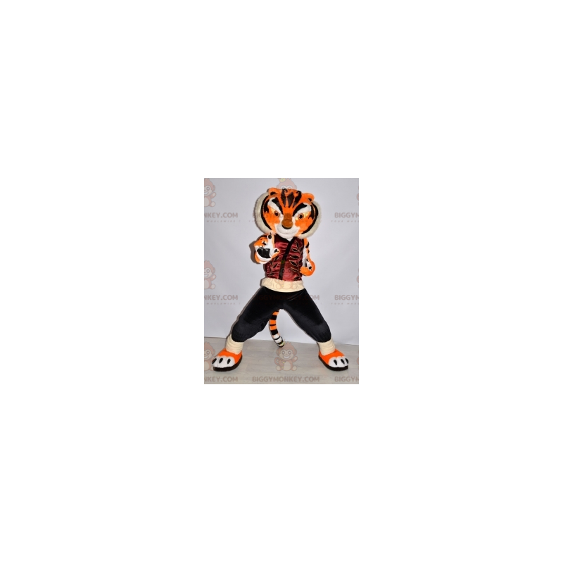 BIGGYMONKEY™ mascot costume of Master Tigress famous tiger in